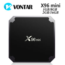 Load image into Gallery viewer, VONTAR X96 mini Android TV BOX X96mini Android 7.1 Smart TV Box 2GB 16GB Amlogic S905W Quad Core 2.4GHz WiFi Set top box 1GB8GB