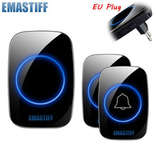 Load image into Gallery viewer, New Home Welcome Doorbell  Intelligent Wireless Doorbell Waterproof 300M Remote EU AU UK US Plug smart Door Bell Chime