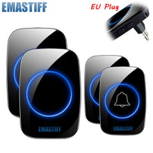 Load image into Gallery viewer, New Home Welcome Doorbell  Intelligent Wireless Doorbell Waterproof 300M Remote EU AU UK US Plug smart Door Bell Chime