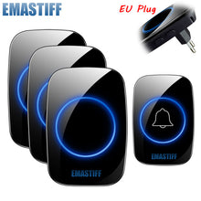 Load image into Gallery viewer, New Home Welcome Doorbell  Intelligent Wireless Doorbell Waterproof 300M Remote EU AU UK US Plug smart Door Bell Chime