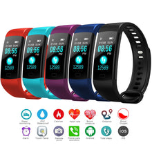 Load image into Gallery viewer, Y5 Smart Wristband Heart Rate Blood Pressure Monitor Tracker Fitness Tracker Smart Bracelet Waterproof Smart Watch Pedometer