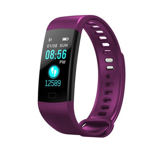 Y5 Smart Wristband Heart Rate Blood Pressure Monitor Tracker Fitness Tracker Smart Bracelet Waterproof Smart Watch Pedometer