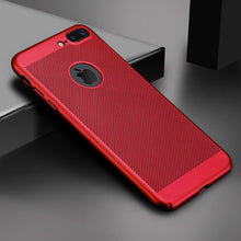 Load image into Gallery viewer, Ultra Slim Phone Case For iPhone 6 6s 7 8 Plus Hollow Heat Dissipation Cases Hard PC For iPhone 5 5S SE Back Cover Coque X S MAX