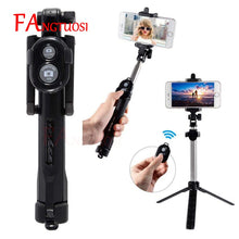 Load image into Gallery viewer, New 3 in 1 Wireless Bluetooth Selfie Stick + Mini Selfie Tripod with Remote Control For iPhone X 8 7 6s plus Portable Monopod