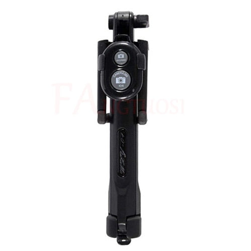New 3 in 1 Wireless Bluetooth Selfie Stick + Mini Selfie Tripod with Remote Control For iPhone X 8 7 6s plus Portable Monopod