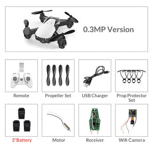 Eachine E61/E61hw Mini Drone With/Without HD Camera High Hold Mode RC Quadcopter RTF WiFi FPV Foldable RC Drone