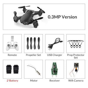 Eachine E61/E61hw Mini Drone With/Without HD Camera High Hold Mode RC Quadcopter RTF WiFi FPV Foldable RC Drone