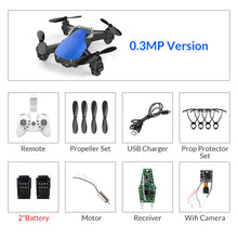 Load image into Gallery viewer, Eachine E61/E61hw Mini Drone With/Without HD Camera High Hold Mode RC Quadcopter RTF WiFi FPV Foldable RC Drone
