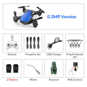 Eachine E61/E61hw Mini Drone With/Without HD Camera High Hold Mode RC Quadcopter RTF WiFi FPV Foldable RC Drone