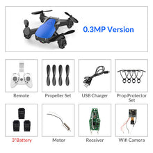 Load image into Gallery viewer, Eachine E61/E61hw Mini Drone With/Without HD Camera High Hold Mode RC Quadcopter RTF WiFi FPV Foldable RC Drone