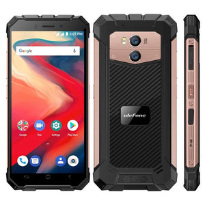 Ulefone Armor X2 Waterproof IP68 3G Smartphone 5.5" HD Quad Core Android 8.1 2GB+16GB NFC Face ID 5500mAh Dual Cam Mobile Phone