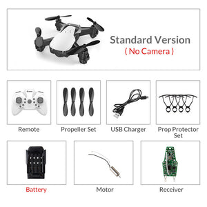 Eachine E61/E61hw Mini Drone With/Without HD Camera High Hold Mode RC Quadcopter RTF WiFi FPV Foldable RC Drone