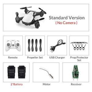 Eachine E61/E61hw Mini Drone With/Without HD Camera High Hold Mode RC Quadcopter RTF WiFi FPV Foldable RC Drone