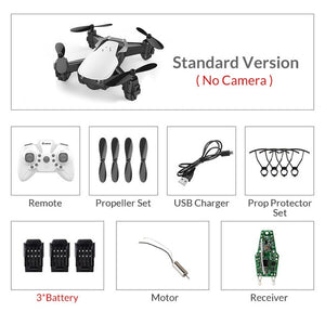 Eachine E61/E61hw Mini Drone With/Without HD Camera High Hold Mode RC Quadcopter RTF WiFi FPV Foldable RC Drone
