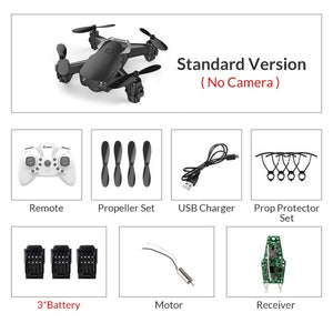 Eachine E61/E61hw Mini Drone With/Without HD Camera High Hold Mode RC Quadcopter RTF WiFi FPV Foldable RC Drone