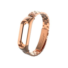 Load image into Gallery viewer, Stainless steel wrist strap for xiaomi mi band 3 metal watch band smart bracelet miband 3 belt replaceable watch straps mi 3