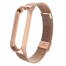 Load image into Gallery viewer, Stainless steel wrist strap for xiaomi mi band 3 metal watch band smart bracelet miband 3 belt replaceable watch straps mi 3
