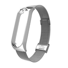 Load image into Gallery viewer, Stainless steel wrist strap for xiaomi mi band 3 metal watch band smart bracelet miband 3 belt replaceable watch straps mi 3