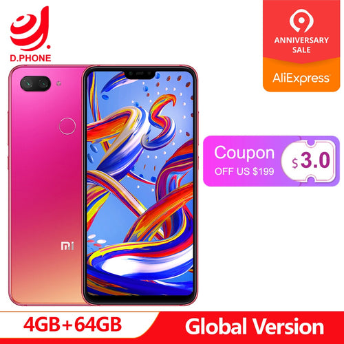 Original Global Version Xiaomi Mi 8 Lite 4GB 64GB 6.26