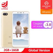 Load image into Gallery viewer, In Stock Original Global Version Xiaomi Redmi 6A 2GB 16GB 5.45&quot; 18:9 Full Screen MTK Helio A22 Quad Core 13MP Camera Cellphone