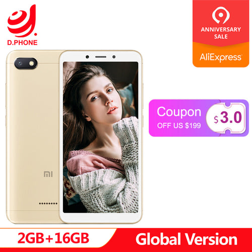 Global Version Xiaomi Redmi 6A 2GB 16GB 5.45