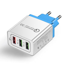 Load image into Gallery viewer, Universal 18 W USB Quick charge 3.0 5V 3A for Iphone 7 8  EU US Plug Mobile Phone Fast charger charging for Samsug s8 s9 Huawei