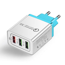 Load image into Gallery viewer, Universal 18 W USB Quick charge 3.0 5V 3A for Iphone 7 8  EU US Plug Mobile Phone Fast charger charging for Samsug s8 s9 Huawei