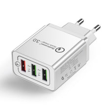 Load image into Gallery viewer, Universal 18 W USB Quick charge 3.0 5V 3A for Iphone 7 8  EU US Plug Mobile Phone Fast charger charging for Samsug s8 s9 Huawei