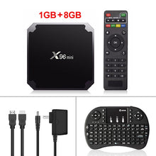 Load image into Gallery viewer, VONTAR X96 mini Android TV BOX X96mini Android 7.1 Smart TV Box 2GB 16GB Amlogic S905W Quad Core 2.4GHz WiFi Set top box 1GB8GB