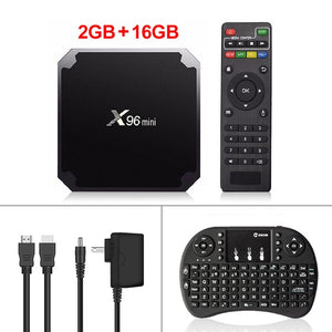 VONTAR X96 mini Android TV BOX X96mini Android 7.1 Smart TV Box 2GB 16GB Amlogic S905W Quad Core 2.4GHz WiFi Set top box 1GB8GB