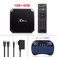 Load image into Gallery viewer, VONTAR X96 mini Android TV BOX X96mini Android 7.1 Smart TV Box 2GB 16GB Amlogic S905W Quad Core 2.4GHz WiFi Set top box 1GB8GB