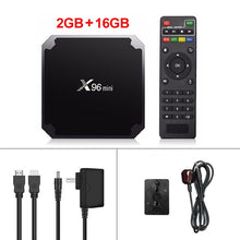 Load image into Gallery viewer, VONTAR X96 mini Android TV BOX X96mini Android 7.1 Smart TV Box 2GB 16GB Amlogic S905W Quad Core 2.4GHz WiFi Set top box 1GB8GB