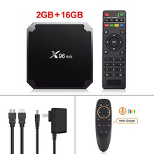 Load image into Gallery viewer, VONTAR X96 mini Android TV BOX X96mini Android 7.1 Smart TV Box 2GB 16GB Amlogic S905W Quad Core 2.4GHz WiFi Set top box 1GB8GB