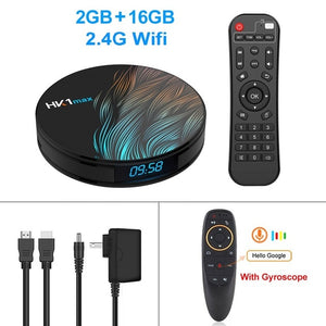 HK1 Max Smart TV Box Android 9.0 4GB 64GB RK3328 1080p 4K Wifi Google Play Netflix Set top Box Media Player Android Box 9.0