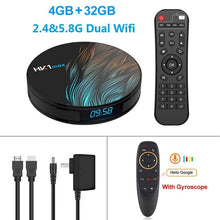 Load image into Gallery viewer, HK1 Max Smart TV Box Android 9.0 4GB 64GB RK3328 1080p 4K Wifi Google Play Netflix Set top Box Media Player Android Box 9.0