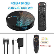 Load image into Gallery viewer, HK1 Max Smart TV Box Android 9.0 4GB 64GB RK3328 1080p 4K Wifi Google Play Netflix Set top Box Media Player Android Box 9.0